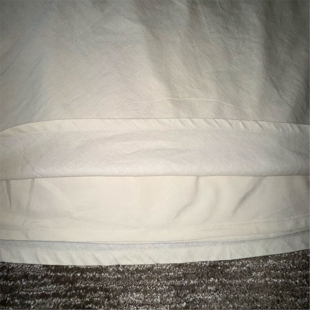 American Eagle Women's XS Ivory Maxi Skirt Elastic Waist Long Lined - Picture 5 of 14